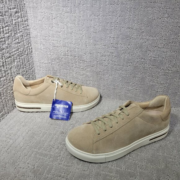 Birkenstock Bend Low Unisex Size EU 41 US L10 M8 Taupe Suede Leather Sneakers. - Picture 9 of 12